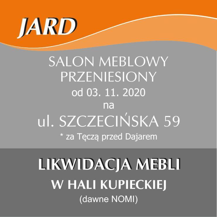 Jard - salon meblowy przeniesiony na ul. Szczecińska 59